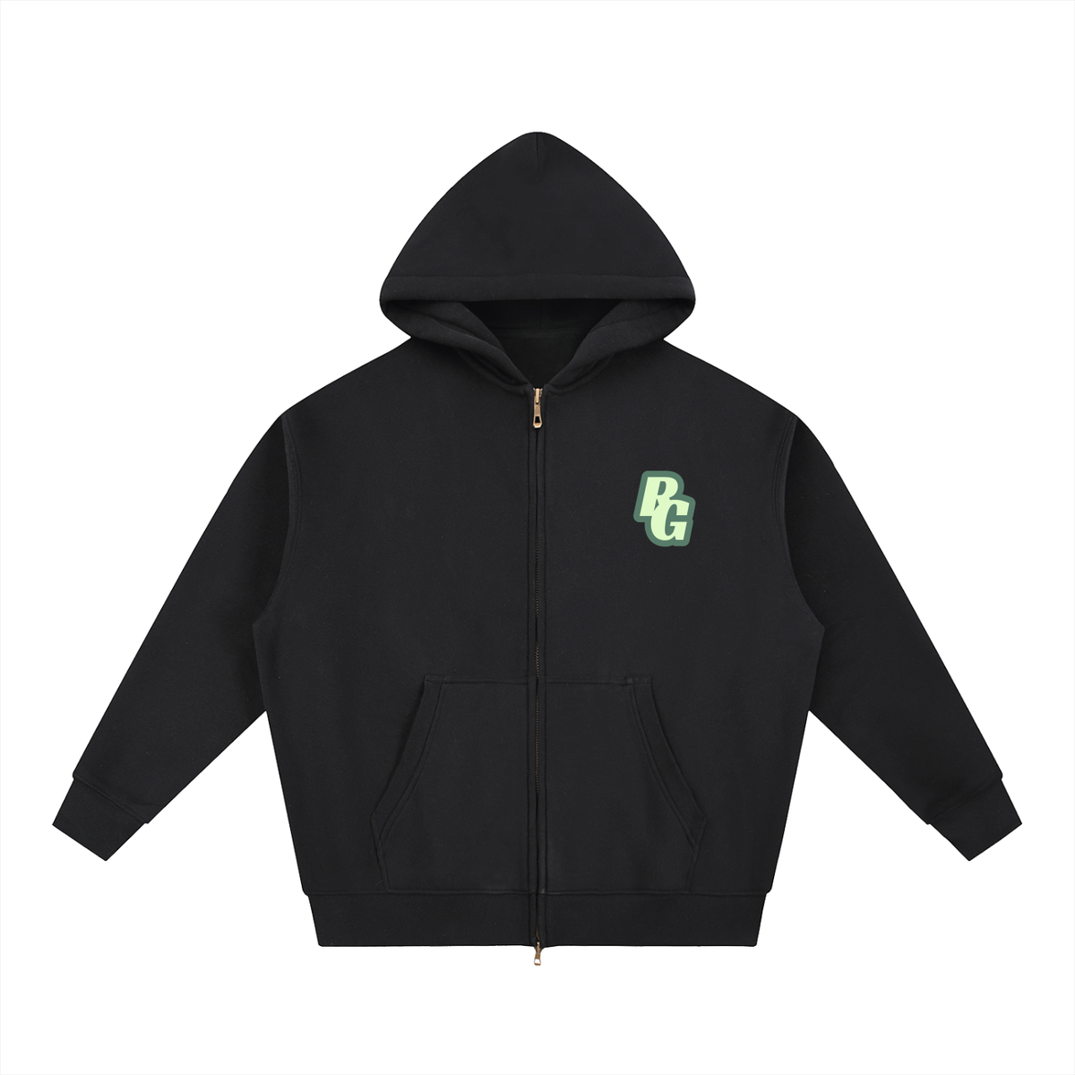 RG BLOCK ZIP UP - GREEN