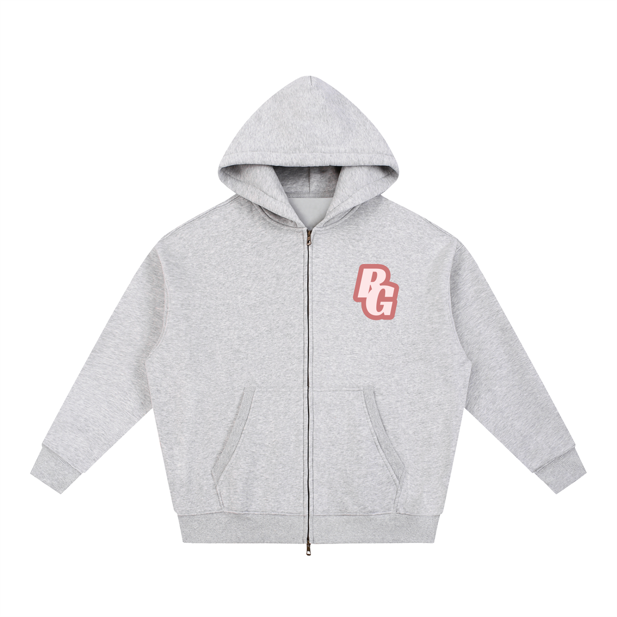 RG BLOCK ZIP UP - PINK
