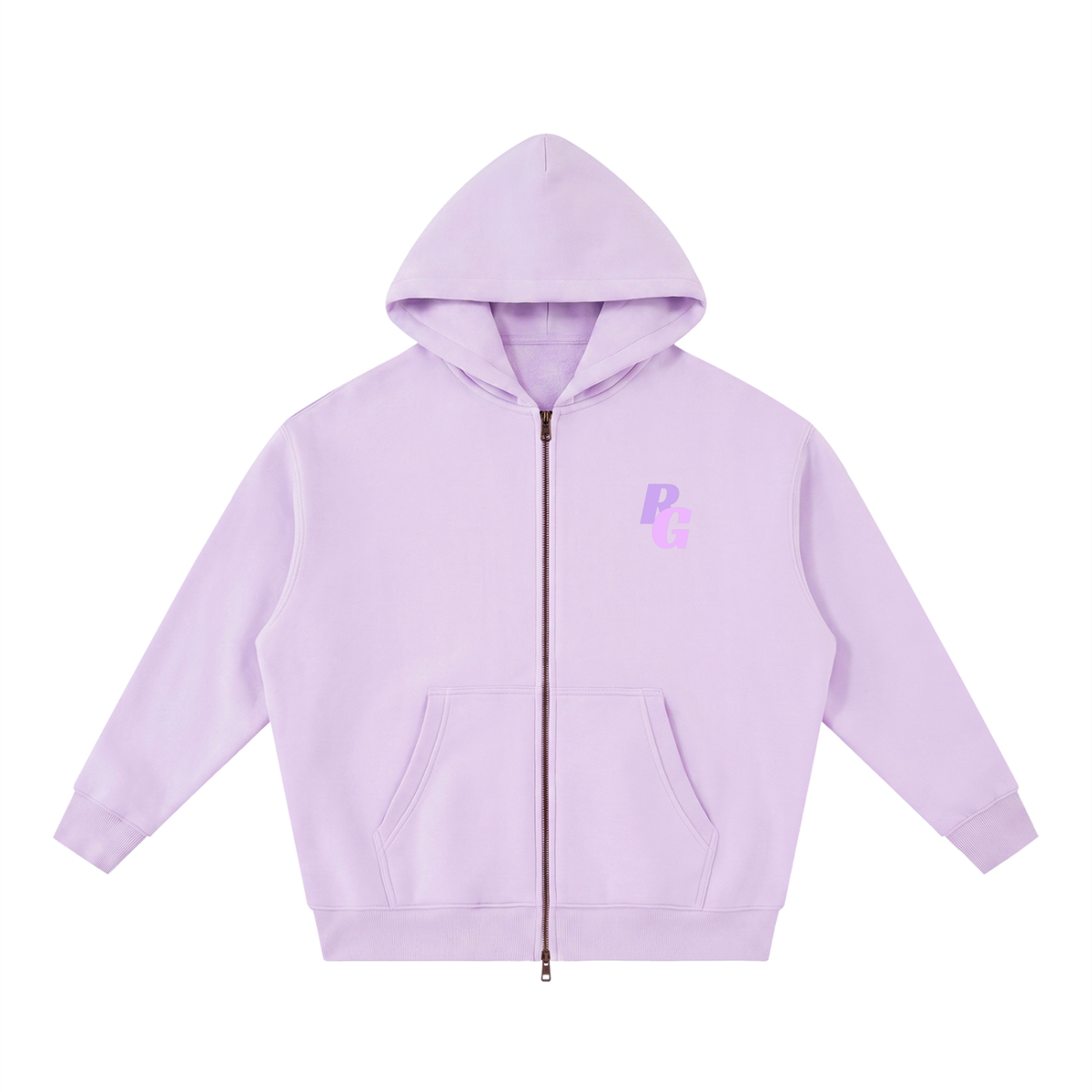 RG TWO TONE ZIP UP - PURPLE
