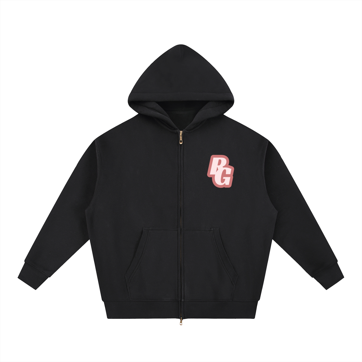 RG BLOCK ZIP UP - PINK
