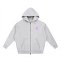 RG TWO TONE ZIP UP - PURPLE