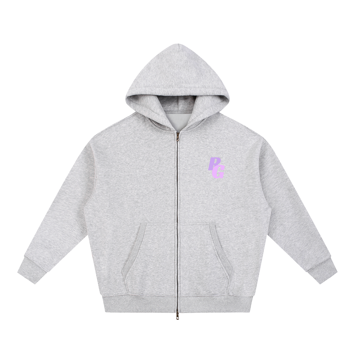 RG TWO TONE ZIP UP - PURPLE