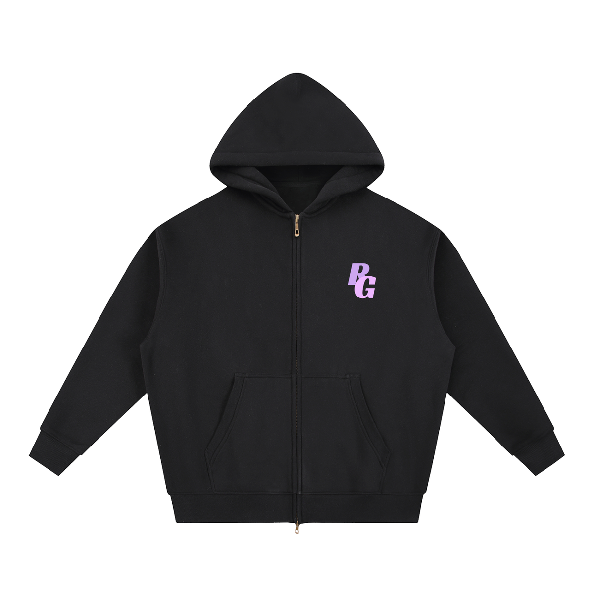 RG TWO TONE ZIP UP - PURPLE