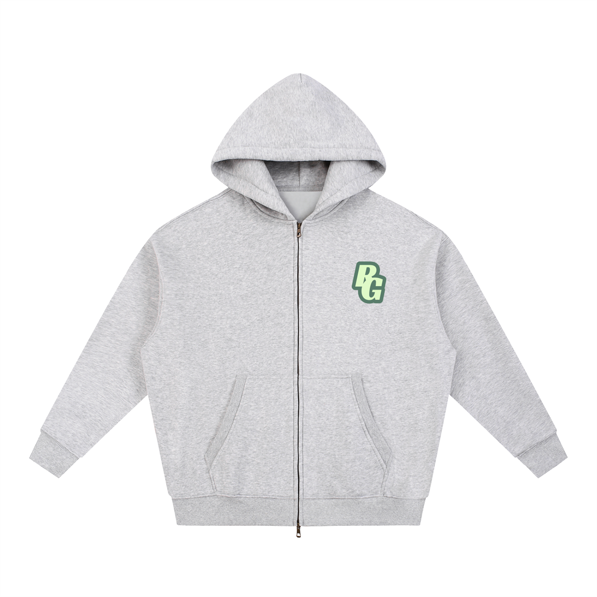 RG BLOCK ZIP UP - GREEN